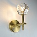 Бра Boule De Cristal Single Sconce Brass Imperiumloft 73511-22 - фото