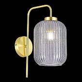 Бра ST-Luce Латунь/Дымчатый E27 1*60W SL1154.321.01