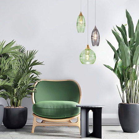 Подвесной светильник Eurosvet 50221/1 зеленый - фото