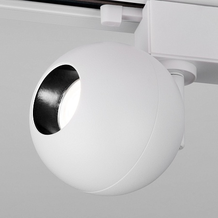 Трековый светодиодный светильник для однофазного шинопровода Ball Белый 8W 4200K LTB76 Elektrostandard - фото