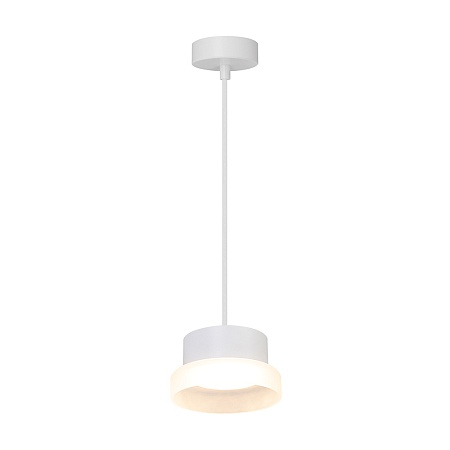 Светильник потолочный Feron Barrel HL4608 OPAL levitation 12W, 230V, GX53, белый, на подвесе 1,7 м - фото