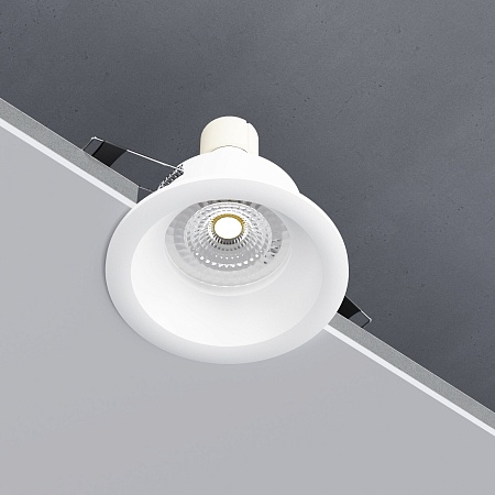 Светильник встраиваемый Andi GU10 белый 25058/01 Elektrostandard - фото