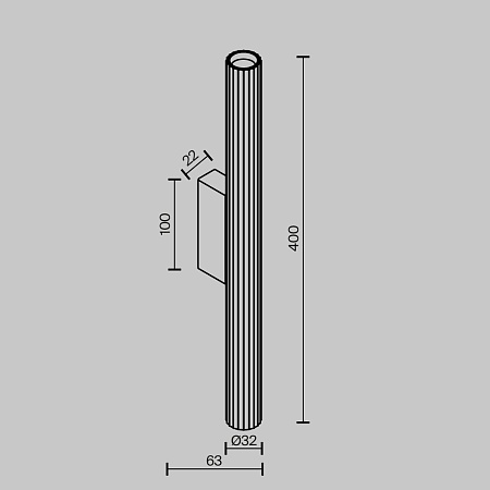 Настенный светильник (бра) Technical C082WL-12W2.7K-BS - фото