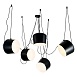 Светильник подвесной Черный/Черный E27 5*40W SLE120643-05 - фото
