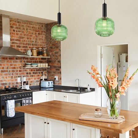 Подвесной акцентный светильник Eurosvet 50182/1 зеленый - фото