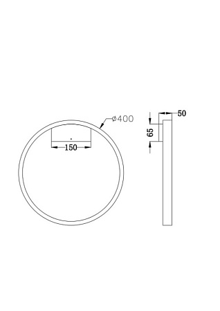 Настенный светильник (бра) Maytoni Rim MOD058WL-L25BS4K - фото