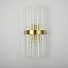 Бра Odeon Clear Glass Gold Metal Wall Lamp Imperiumloft 147727-22 - фото