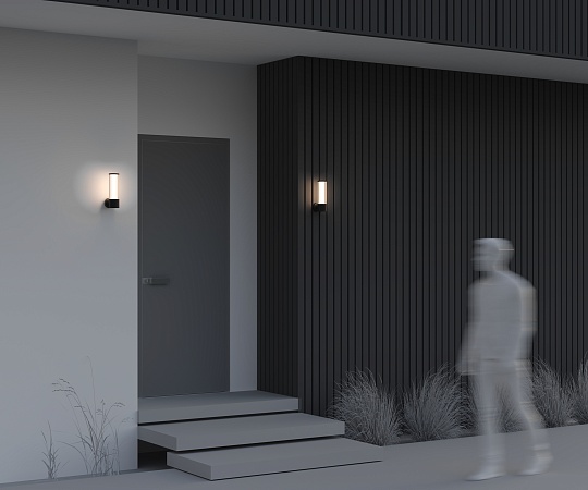 Настенный светильник (бра) Outdoor O593WL-L8B3K - фото