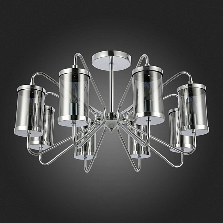Светильник потолочный Хром/Дымчатый E14 8*40W SLE102302-08 - фото
