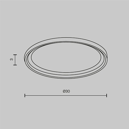 Аксессуар для встраиваемого светильника Technical DLA110-B - фото