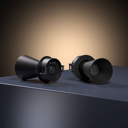 Светильник встраиваемый поворотный светодиодный Bell 8W 4000K черный 25097/LED Elektrostandard - фото