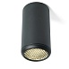 Светильник потолочный Feron ML184 Barrel ECHO  MR16 GU10 35W 230V, черный, с антибликовой сеточкой - фото
