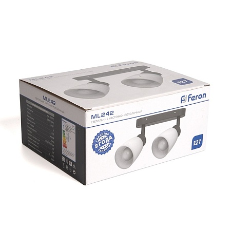 Светильник накладной под лампу FERON ML242 41514 - фото