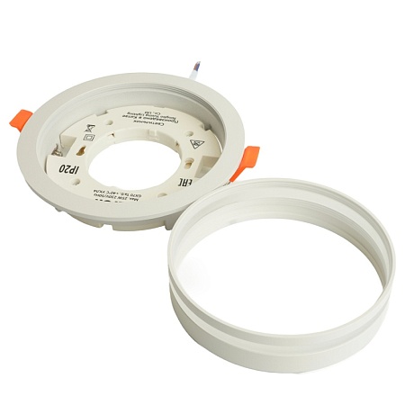 Светильник встраиваемый Feron DL702 LUNA потолочный GX70 белый круг - фото