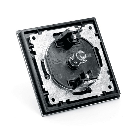 Розетка телевизионная 1-местная ,STEKKER, GLS00-7008-05 ,75 Ом, 5-862МГц, серия Катрин, черный - фото