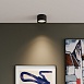 Накладной акцентный светильник черный 25123/LED Elektrostandard - фото