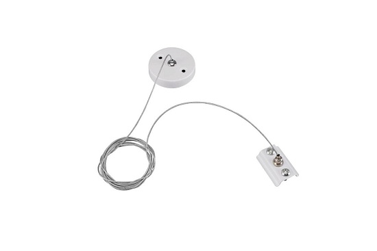 Lucia Tucci Подвес тросовый для однофазного накладного шинопровода Argento LTP-AC002-W - фото