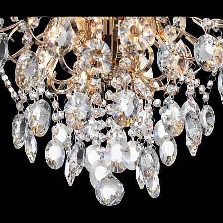 Люстра подвесная ST-Luce Золотистый/Прозрачный E14 6*40W SL846.202.06 - фото