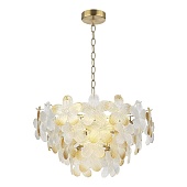 Светильник подвесной ST-Luce золотистый/Прозрачный, январный E14 12*60W SL6240.203.12