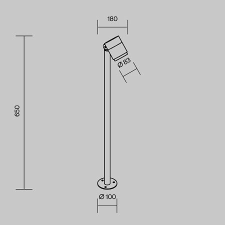 Ландшафтный светильник Outdoor O497FL-L12B3K1 - фото