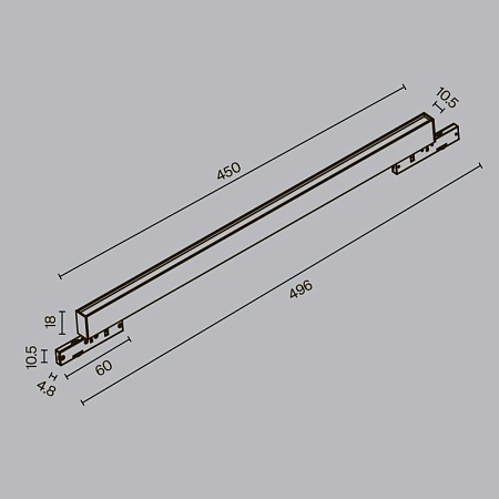 Трековый светильник Technical BASIS TR192-1-12W3K-B - фото