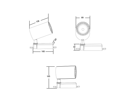 Трековый светильник Technical Vuoro TR029-3-30W3K-W - фото