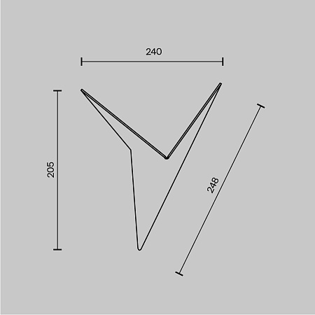 Настенный светильник (бра) Technical Trame C808WL-L3W - фото