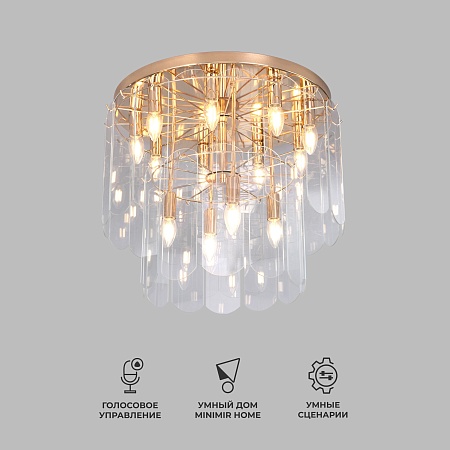 Потолочный светильник Eurosvet 60170 золото - фото