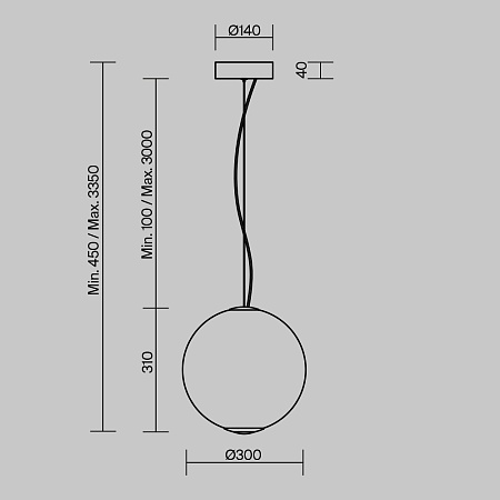 Подвесной светильник Maytoni Bruma MOD397PL-L15CH3K - фото