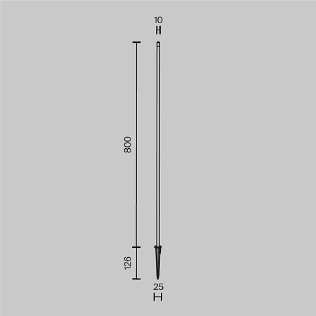 Ландшафтный светильник Outdoor Spear O441FL-L1GF3K1 - фото