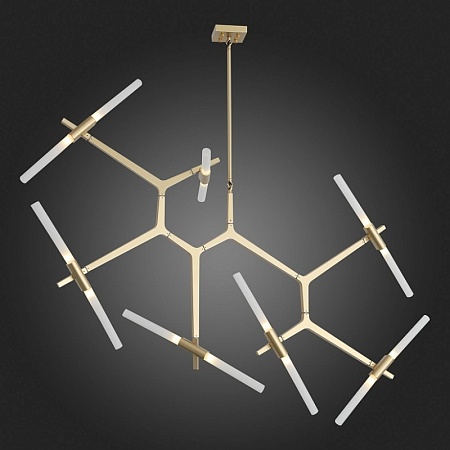 Люстра потолочная ST-Luce Золотистый/Белый G9 14*5W SL947.202.14 - фото
