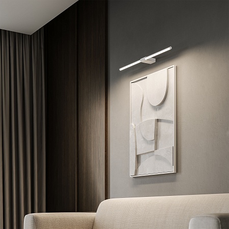 Светильник настенный поворотный светодиодный Luar 600 белый 4000К 40125/LED Elektrostandard - фото