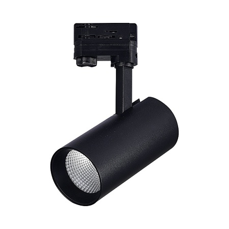 Св-к трек. Черный LED 1*30W 4000K 2 400Lm Ra>90 38° IP20 L170xW80xH245 165-265V ST661.446.30 - фото