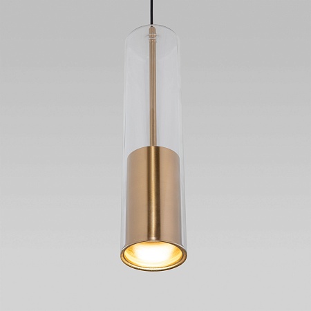 Подвесной акцентный светильник Eurosvet 50249/1 латунь - фото