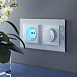Розетка с заземлением и подсветкой белая WL01-10-03 - фото