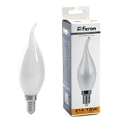 Лампа светодиодная Feron LB-718 Свеча на ветру E14 15 230V 2700K