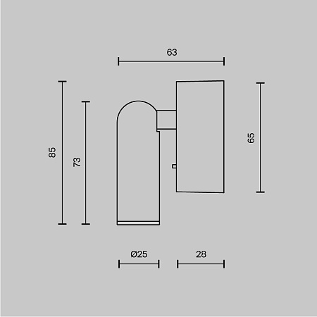 Настенный светильник (бра) Technical Mirax C039WL-L3W3K - фото
