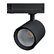 Светодиодный светильник Feron TR Reflex трековый на шинопровод 40W, 3500 Lm, 4000К, 36 градусов, черный, 3х фазный с функцией выбора мощности - фото