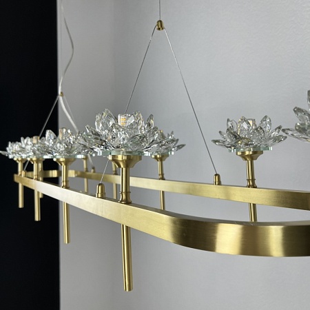 Подвесная Люстра Lotos Long 10 Imperiumloft 177885-26 - фото