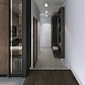 Светильник  настенный Feron HL3690 OLYMPUS 12W, 230V, 2*GX53, чёрный IP20 - фото