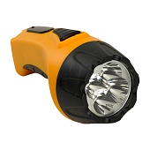 Фонарь аккумуляторный, 4 LED DC (свинцово-кислотная батарея), желтый, TH2293 (TH93A)