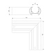 Slim Magnetic Коннектор угловой для шинопровода Round накладной 85135/00 Elektrostandard - фото