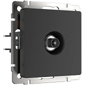 ТВ-розетка оконечная черный матовый WL08-TV