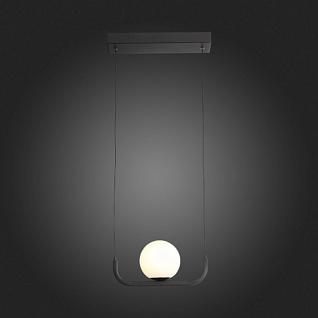 Светильник подвесной ST-Luce Черный/Белый LED 1*8W 3200K SL1581.403.01 - фото