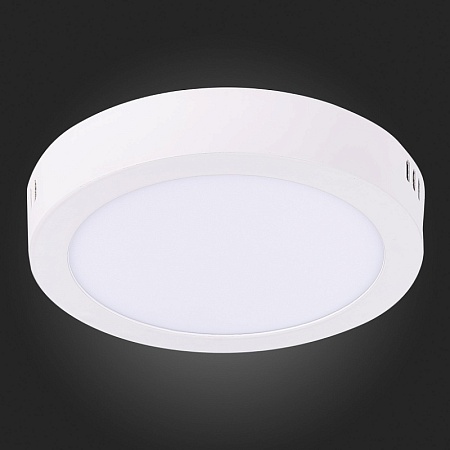 Светильник настенно-потолочный Белый LED 1*12W 4000K 795Lm Ra80 120° IP20 D160xH28 90-2 ST112.542.12 - фото