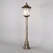 Уличный светильник на столбе Virgo F черное золото IP44 GLXT-1450F черное золото Elektrostandard - фото