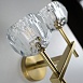 Бра Boule De Cristal Double Sconce Brass Imperiumloft 73769-22 - фото