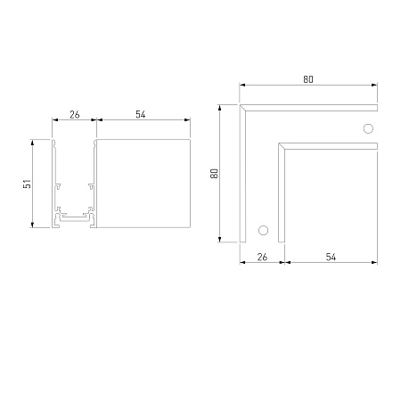 Slim Magnetic Коннектор угловой для накладного шинопровода белый 85090/11 85090/11 Elektrostandard - фото