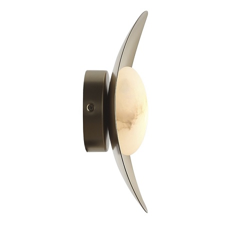 Светильник настенный ST-Luce Золотистый/Алебастр LED 1*7W 3000K SL6229.211.01 - фото