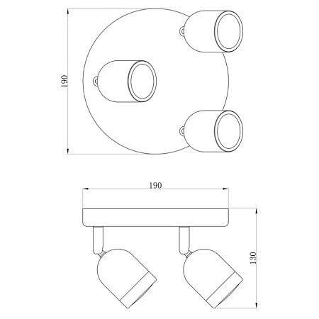 Спот de markt орион DeMarkt  546021103 - фото